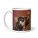 White glossy mug • Frenchie • Bubbles Capture • 2 Views