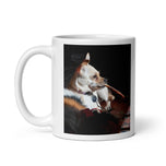 White glossy mug • Sadie: Pup to Dog • 2 Views