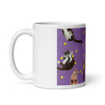 White glossy mug • Cats and Balls! • Panorama • underVIEW