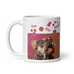 White glossy mug • Henry • Play – Nap – Repeat!