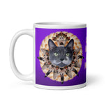 White glossy mug • Cats Make Life Whole!