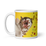 White glossy mug • Feed Me!