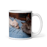 White glossy mug • The New Puppy • 2 Views