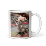 White glossy mug • Sadie: Pup to Dog • 2 Views