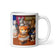 White glossy mug • No Safe Place • 2 Views