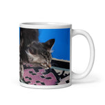 White glossy mug • The Chase! • Panorama