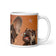 White glossy mug • Frenchie • Bubbles!
