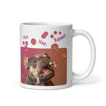 White glossy mug • Henry • Play – Nap – Repeat!