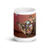 White glossy mug • Frenchie Bubbles • Panorama