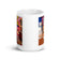 White glossy mug • No Safe Place • 2 Views