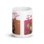 White glossy mug • Henry • Play – Nap – Repeat!