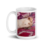White glossy mug • Adorable Sadie • 2 Views