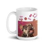 White glossy mug • Henry • Play – Nap – Repeat!