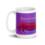 White glossy mug • Long on Love • Dachshund