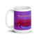 White glossy mug • Long on Love • Dachshund