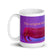 White glossy mug • The original hot dog, no bun! • Dachshund