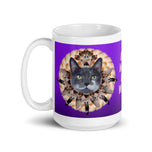 White glossy mug • Cats Make Life Whole!