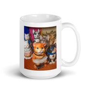 White glossy mug • No Safe Place • 2 Views