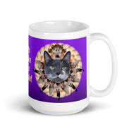 White glossy mug • Cats Make Life Whole!