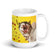 White glossy mug • Feed Me!