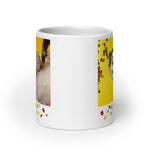 White glossy mug • Feed Me!