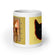 White glossy mug • Cats' House • Wall Opening • 2 Views