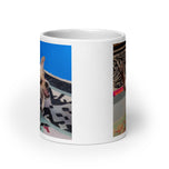 White glossy mug • Sadie on the Move!