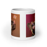 White glossy mug • Frenchie • Bubbles Capture • 2 Views