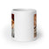 White glossy mug • Home is Where the Cat Is • 2 Views