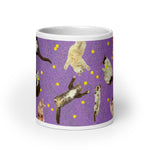 White glossy mug • Cats and Balls! • Panorama • underVIEW