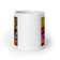 White glossy mug • No Safe Place • 2 Views