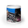 White glossy mug • The Chase! • Panorama