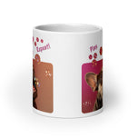 White glossy mug • Henry • Play – Nap – Repeat!