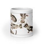 White glossy mug • Under Kittens!