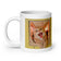 White glossy mug • Cats' House • Wall Opening • 2 Views