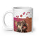 White glossy mug • Frenchie Bubbles • no text