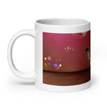 White glossy mug • Frenchie Bubbles • Panorama