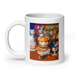 White glossy mug • No Safe Place • 2 Views