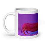 White glossy mug • A Loooong Dog!