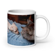 White glossy mug • The New Puppy • 2 Views