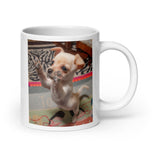 White glossy mug • Sadie on the Move!