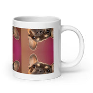 White glossy mug • Frenchie • Panorama • underVIEW