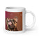 White glossy mug • Frenchie • Bubbles Capture • 2 Views