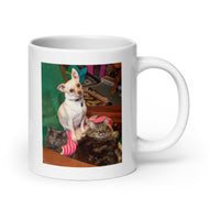 White glossy mug • Fur Pals • 2 Views