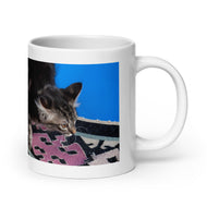 White glossy mug • The Chase! • Panorama