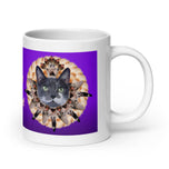 White glossy mug • Cats Make Life Whole!